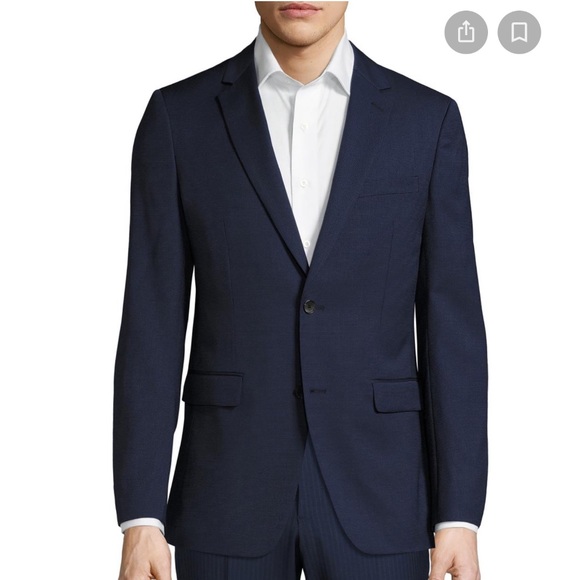 💙NEW Theory Wellar Jacket in Navy Abben - Picture 1 of 8